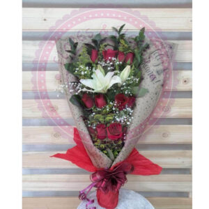 Bouquet Rosas y Lirio